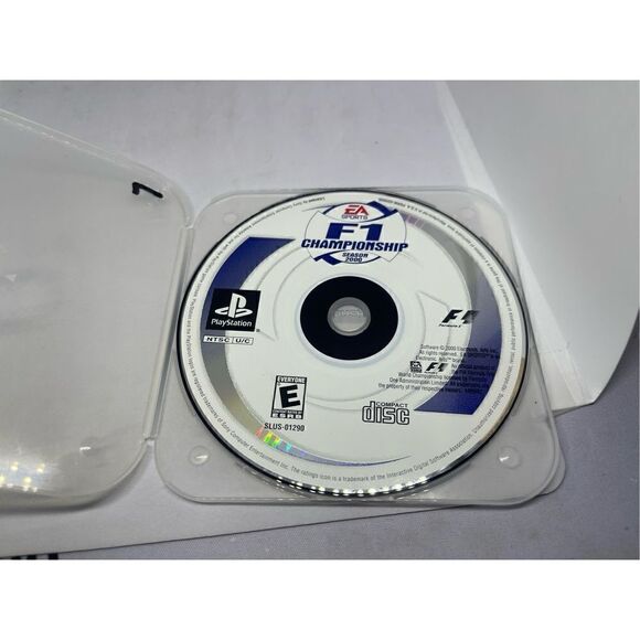 F1 Championship Season 2000  Sony PlayStation 1 PS1 disc only - Picture 1 of 2